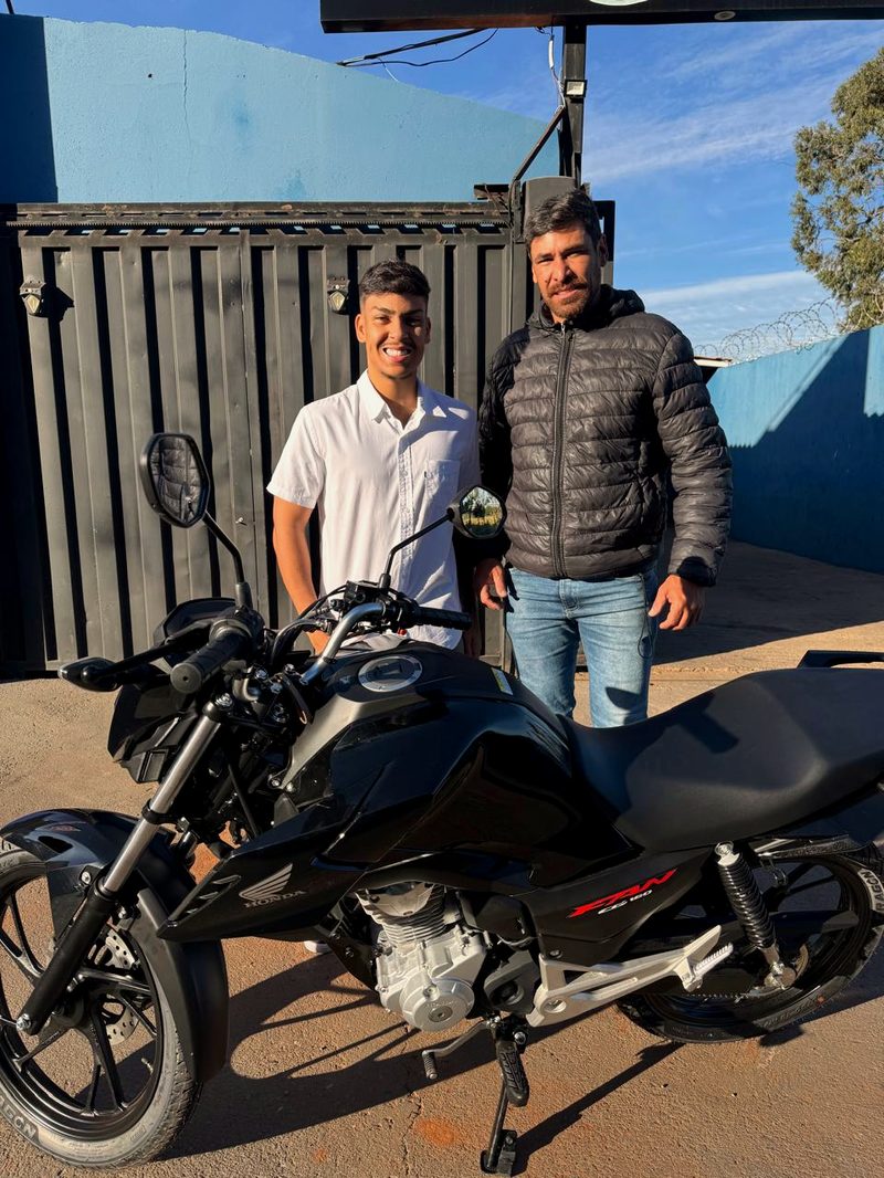 Entrega de moto real